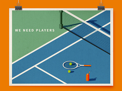 We need players - invitation invitation tennis