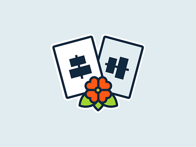 Align 4 Lyfe align card dribbble flower rebound sticker sticker mule tattoo