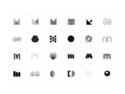 Logomark Explorations brand branding logo study