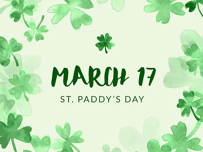 Shamrocks clover illustration ink irish shamrocks st. paddys day