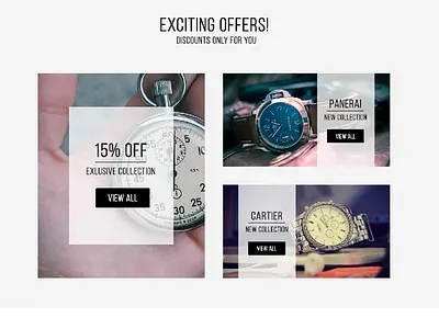 Website Promos boxed styles graphics promo images