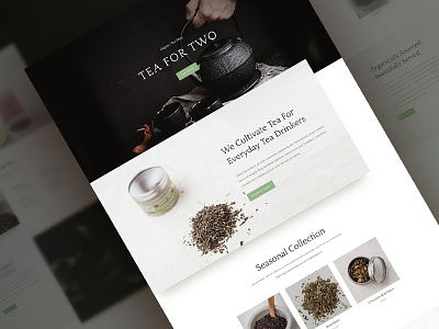 Tea Shop Website Template - Sneak Peak business coffee divi home page landing page online store shop tea tea company company tea shop website