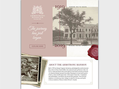 Armstrong Mansion Website savannah website