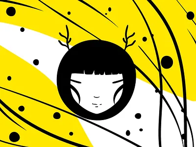 Roots black dots yellow