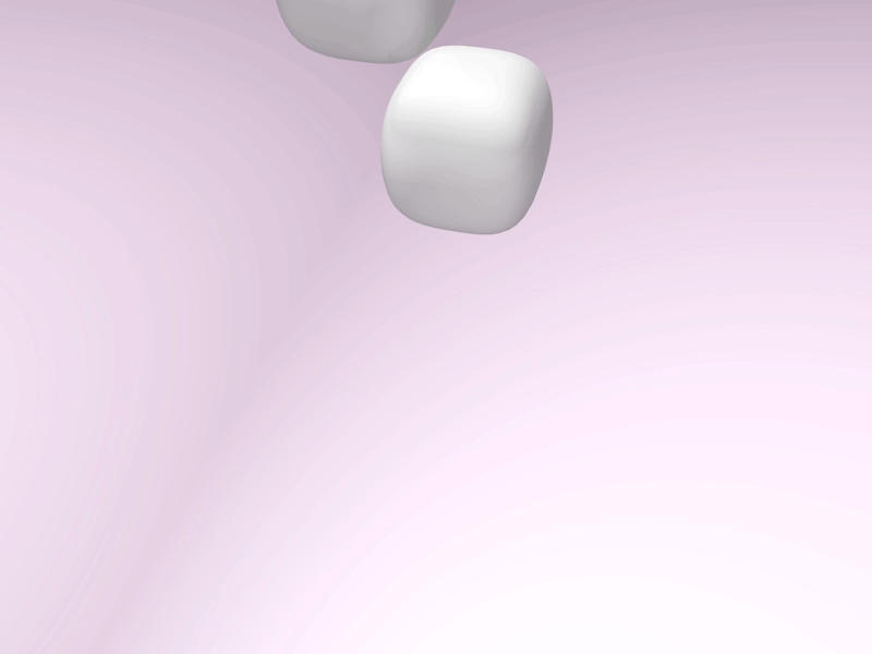 Bounce experiment 3d animation bounce c4d motion motiondesign pink