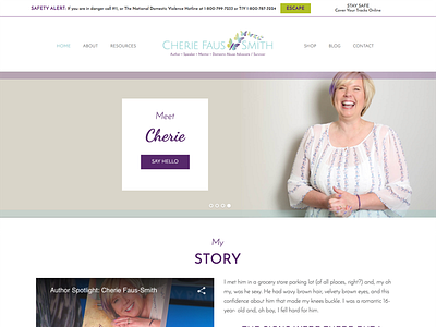 Cherie Faus-Smith custom theme wordpress