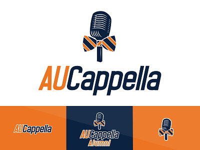 AU Cappella Logo auburn college identity logo music war eagle