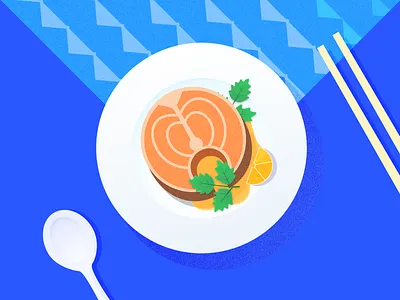 Fish fish food illustration