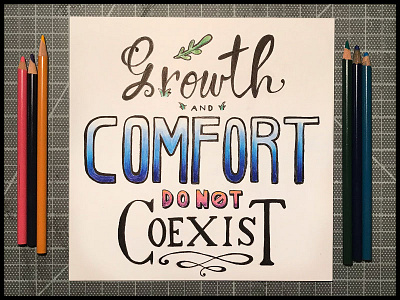 Coexist calligraphy drawing hand lettering lettering quotes