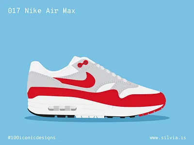 017 Nike Airmax 100iconicdesigns airmax design flat illustration industrialdesign nike oldschool product productdesign