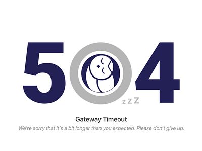 504 504 error page