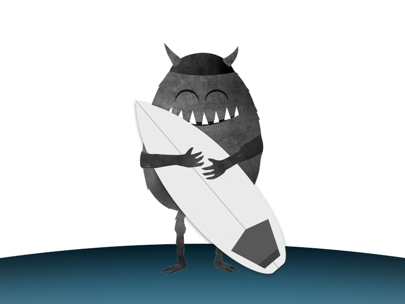 Kook Slam beach ocean surf surfer wipeout