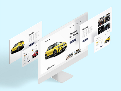 Concept – Kia Stonic 2d adobexd dailyui color kia photoshop ui uiux ux web webdesign