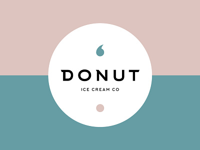 Donut donut ice cream logo logotype