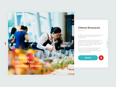 Restaurant Reservation Concept food popup reservation reserve responsive restaurant ui ux
