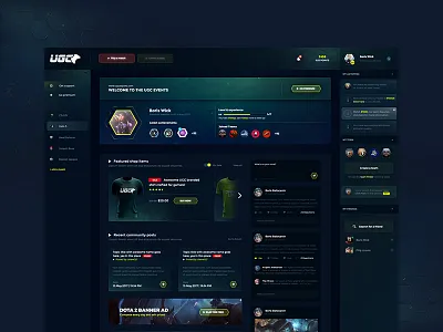 UGCeSports.gg | Gaming dashboard design community platform crm dashboard crypto dashboard esports app esports dashboard esports website fanbase app fanbase platform fandom platform game marketplace game platform gaming app gaming dashboard gaming website influencer marketing platform p2p marketplace saas dashboard saas website tournament platform web3 gaming