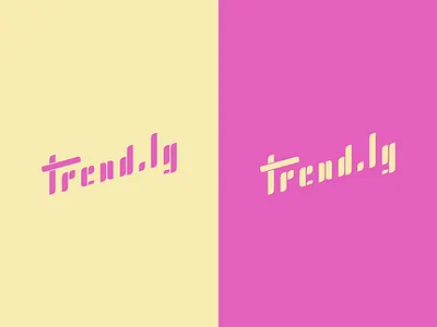 #Typehue Brandom Week 6: Trend.ly brand branding brandom lettering logo trend trendly type typehue vector