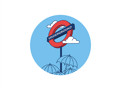 Metro flat ilustration linear vector
