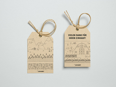 _AM MARKT branding farm farmers market illustration tags