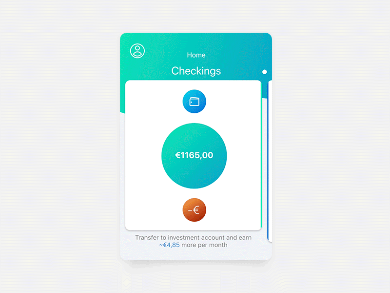 Anchor dot animation animation mobile motion ui ui design