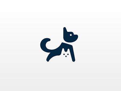 Cat and Dog logo animal cat dog golden ratio logo pet petopia