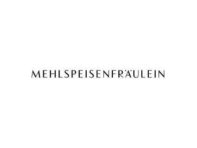 Mehlspeisenfräulein logotype bakery brand identity branding logo logotype minimal typography