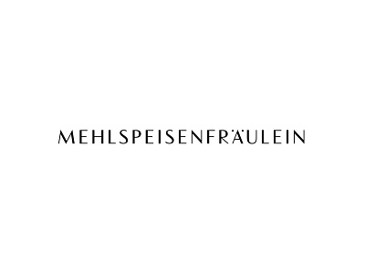 Mehlspeisenfräulein logotype bakery brand identity branding logo logotype minimal typography