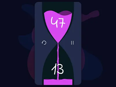 Countdown Timer countdown timer daily ui hourglass sandglass timer ui
