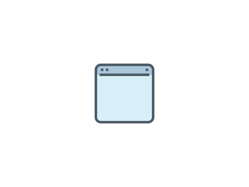 Browser and Interface icon aniamtion color line gif icon illustration outline symbol ui vector website