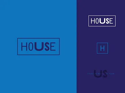 HOUSE (WIP) blue brand church h house logo ministry modern simple team type