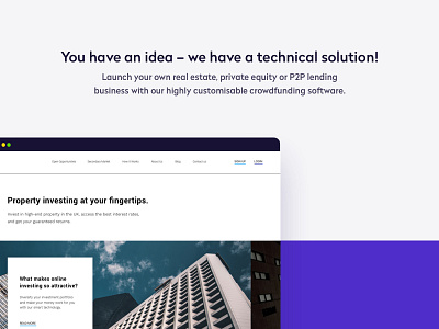 Investment & Crowdfunding Software
