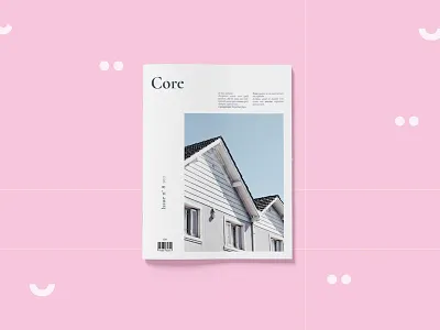 Core - Magazine Template editorial design graphic design magazine template