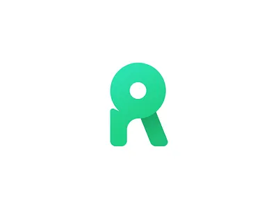 R Whistle Logo branding gradient green letter letter mark logo minimal r shadow simple whistle white
