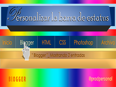 Personalizar Barra De Estatus article blog blogger infographic prodpersonal web design