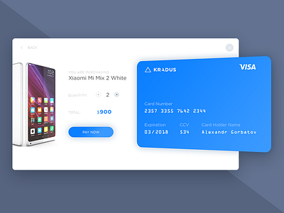 Credit Card Checkout 002 card card checkout cardcheckout daily ui dailyui flat interface ui ux web website