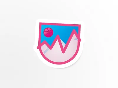 Activity Explorers Badge dribbble stickers free giveaway playoff sticker mule sticker pack