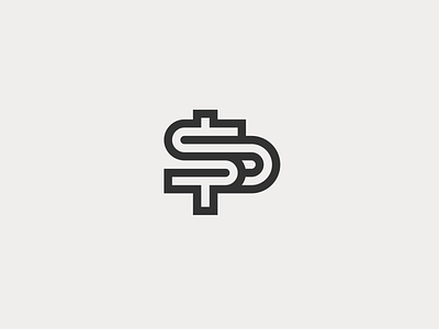 SP logo dollar letter lettermark money monogram p pay s symbol