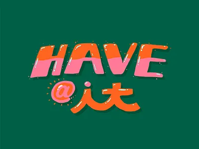 The forest said... camping colorful colors feelings forest fun illustration lettering midwest outdoors woodsy