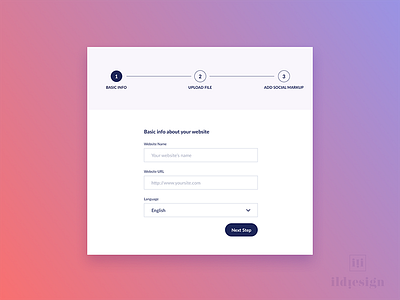 Wizard UI Design ildiesign ildiko ignacz ui ui design ui pattern ux ux design wizard wizard ui