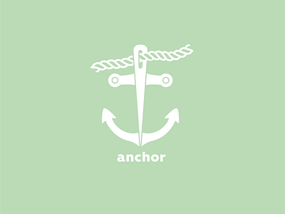 ThirtyLogos Challenge - Day 10 - anchor anchor challenge clothing corporate design logo logo challenge logo design needle rope sewing thirty logos