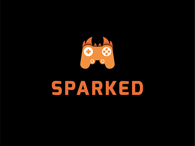 ThirtyLogos Challenge - Day 08 - sparked challenge corporate design fire gaming logo logo challenge logo design spark thirty logos video game