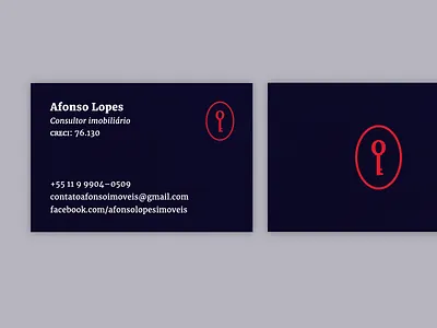 Afonso Lopes - Real Estate Agent branding business design identity logo real estate