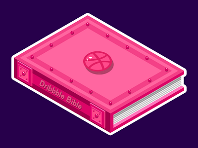Dribbble Bible bible book illustration inspiration isometric playoff rebound