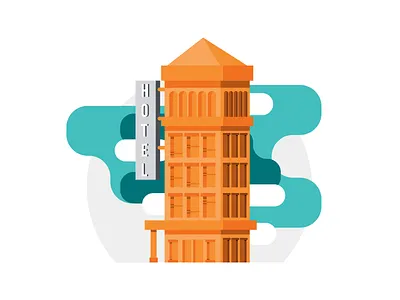 Illustration Exploration hotel illustration