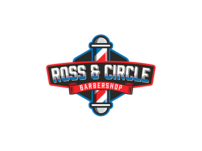 13/50 Barbershop barberpole barbershop dailylogochallenge haircut hairdresser logo vintage