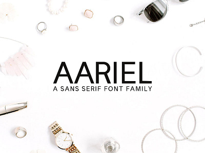 Aariel Sans Serif 7 Font Family Pack family font fonts love lowercase multi multilingual otf regular thin ttf weight