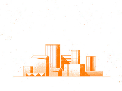 Skyline buildings city cityscape houses illustration lineart skyline space texture vector