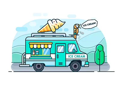 Ice cream truck