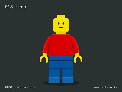 018 Lego 100iconicdesigns denmark design flat illustration industrialdesign lego product productdesign