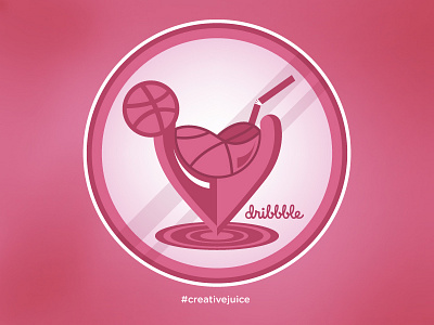 Dribbble Sticker pack conceptart creative design dribbble juice location pack playoff sticker